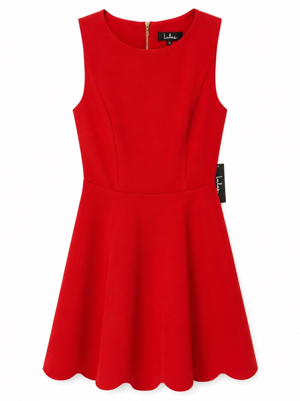 Lulus Cutout and About Red Skater Dress NWT - S